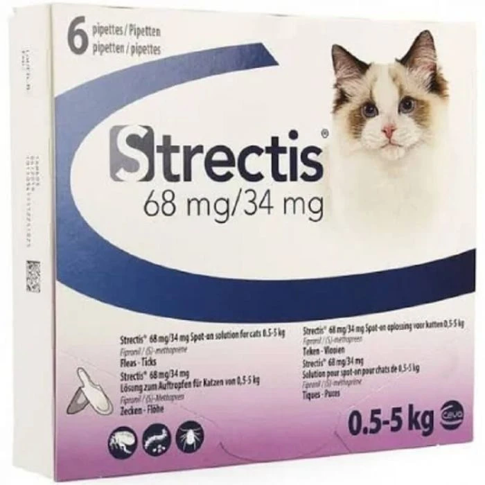 Strectis Gatto 0,5-5kg 6 Pipette 3 Strectis Gatto 0,5-5kg 6 Pipette