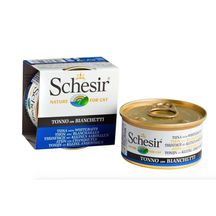 Schesir Tonnetto Con Alicette In Gelatina Per Gatto 14 X 85 G 3 Schesir Tonnetto Con Alicette In Gelatina Per Gatto 14 X 85 G