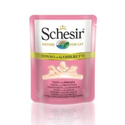 Schesir Tonnetto Con Gamberetti Per Gatto 20 Bustine Da 70 G