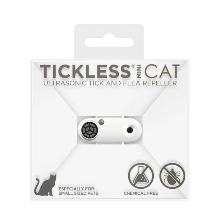 Tickless Mini Cat Bianco Ricaricabile 3 Tickless Mini Cat Bianco Ricaricabile