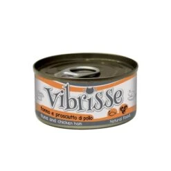 Vibrisse Al Tonno E Prosciutto Per Gatto 24 X 70 G