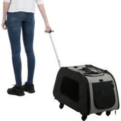 Trixie Borsa Per Il Trasporto Trolley 34 × 43 × 67 Cm -Forniture Per Gatti trixie sac de transport trolley7