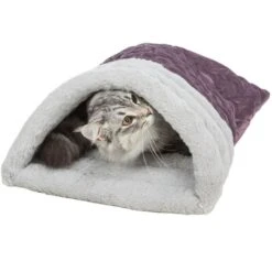 Trixie Sacco A Pelo Estelle Baia/grigio 45 Cm -Forniture Per Gatti trixie sac douillet estelle baie gris 45 cm 2