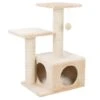Trixie Tiragraffi Valencia Beige 44 × 33 Cm -Forniture Per Gatti trixie arbre chat valencia beige 44 33 cm 1
