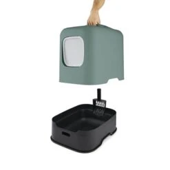 Rotho Cat Toilet Biala Verde Vischio 9 Rotho Cat Toilet Biala Verde Vischio -Forniture Per Gatti vert 1