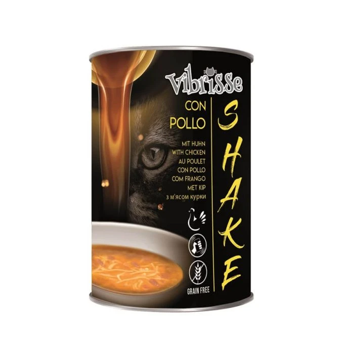 Vibrisse Shake Brodo Al Pollo Gatto 12 X 135 G 3 Vibrisse Shake Brodo Al Pollo Gatto 12 X 135 G