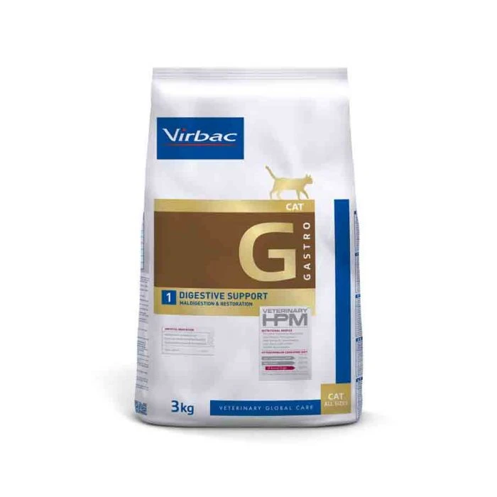 Virbac Veterinary HPM Gastro Digestive Support Cat 3 Kg 3 Virbac Veterinary HPM Gastro Digestive Support Cat 3 Kg