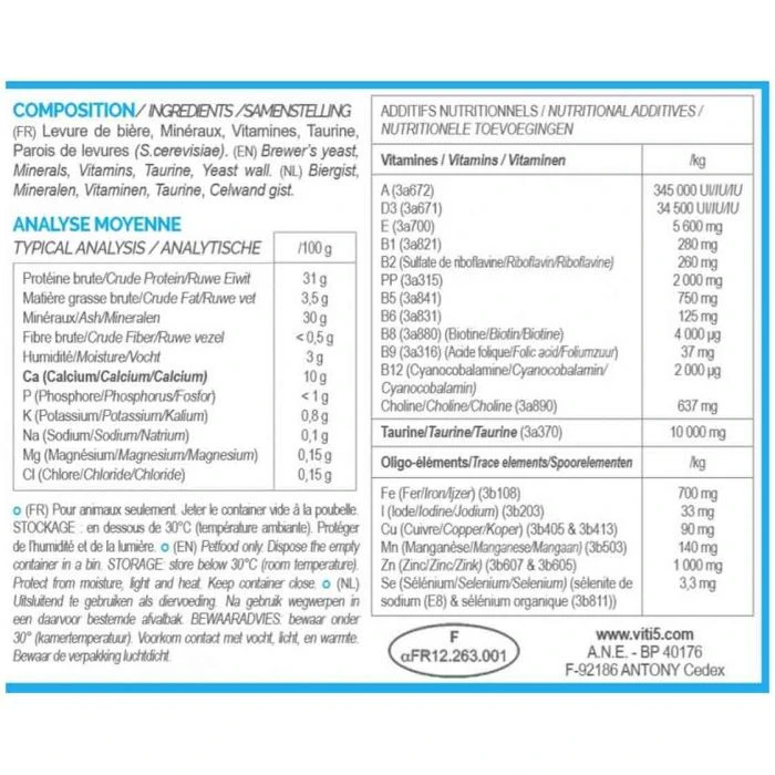 Vit'I5 Bleu Polvere Per Cane & Gatto > 8 Ans 600 G 4 Vit'I5 Bleu Polvere Per Cane & Gatto > 8 Ans 600 G - immagine 2