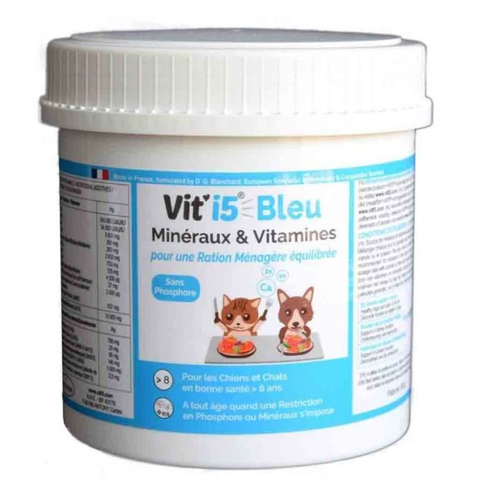 Vit'I5 Bleu Polvere Cane & Gatto > 8 Anni 250 G 4 Vit'I5 Bleu Polvere Cane & Gatto > 8 Anni 250 G - immagine 2